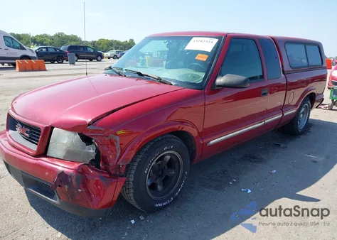 2000 GMC Sonoma Sls z USA, uszkodzony, nr VIN 1GTCS19W7Y8203890